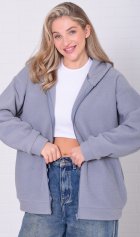Толстовка женская 6-222 (серый) от компании Новое Кимоно, г. Иваново