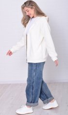 Толстовка женская 6-222б (молоко) от компании Новое Кимоно, г. Иваново