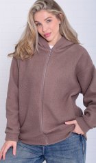 Толстовка женская 6-222в (мокко) от компании Новое Кимоно, г. Иваново Толстовка женская 6-222в (мокко) от компании Новое Кимоно, г. Иваново