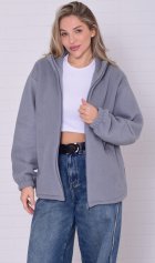 Толстовка женская 6-225 (серый) от компании Новое Кимоно, г. Иваново