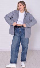 Толстовка женская 6-225 (серый) от компании Новое Кимоно, г. Иваново