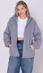 Толстовка женская 6-225 (серый) от компании Новое Кимоно, г. Иваново Толстовка женская 6-225 (серый) от компании Новое Кимоно, г. Иваново