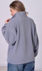 Толстовка женская 6-225 (серый) от компании Новое Кимоно, г. Иваново Толстовка женская 6-225 (серый) от компании Новое Кимоно, г. Иваново