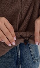 Толстовка женская 6-225в (мокко) от компании Новое Кимоно, г. Иваново