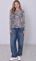 Лонгслив женский 6-226 (молоко) от компании Новое Кимоно, г. Иваново