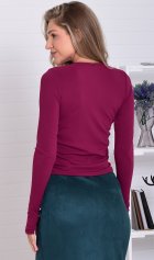 Лонгслив женский 6-227б (фиолетовый) от компании Новое Кимоно, г. Иваново Лонгслив женский 6-227б (фиолетовый) от компании Новое Кимоно, г. Иваново