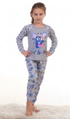 Пижама детская 7-105а (бирюза+серый меланж) от компании Новое Кимоно, г. Иваново