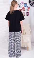 Пижама детская 7-315 (черный) от компании Новое Кимоно, г. Иваново