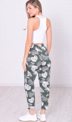 Брюки женские 8-031л1 (хаки) Монстера от компании Новое Кимоно, г. Иваново Брюки женские 8-031л1 (хаки) Монстера от компании Новое Кимоно, г. Иваново