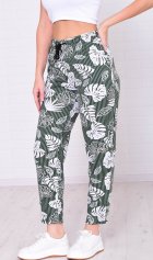 Брюки женские 8-031л1 (хаки) Монстера от компании Новое Кимоно, г. Иваново