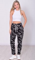 Брюки женские 8-039 (черный) от компании Новое Кимоно, г. Иваново Брюки женские 8-039 (черный) от компании Новое Кимоно, г. Иваново