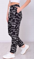 Брюки женские 8-039 (черный) от компании Новое Кимоно, г. Иваново