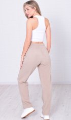 Брюки женские 8-048г (бежево-серый) от компании Новое Кимоно, г. Иваново