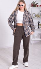 Брюки женские 8-048п (темный хаки) от компании Новое Кимоно, г. Иваново