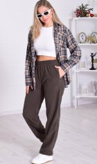 Брюки женские 8-048п (темный хаки) от компании Новое Кимоно, г. Иваново