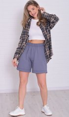 Шорты женские 8-052д (серый) от компании Новое Кимоно, г. Иваново