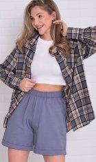 Шорты женские 8-052д (серый) от компании Новое Кимоно, г. Иваново