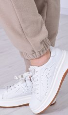 Брюки женские 8-066г (бежево-серый) от компании Новое Кимоно, г. Иваново