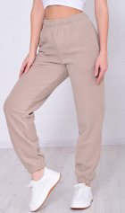 Брюки женские 8-066г (бежево-серый) от компании Новое Кимоно, г. Иваново