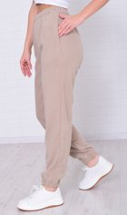 Брюки женские 8-066г (бежево-серый) от компании Новое Кимоно, г. Иваново