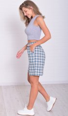 Шорты женские 8-067щ (шалфей) от компании Новое Кимоно, г. Иваново