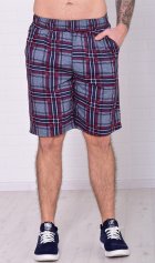 Шорты мужские 9-173б (серый+бордо) от компании Новое Кимоно, г. Иваново