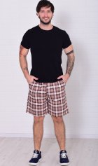Шорты мужские 9-173и (коричневая клетка) от компании Новое Кимоно, г. Иваново