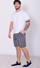 Шорты мужские 9-173з (черный+бежевый) от компании Новое Кимоно, г. Иваново