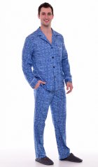 Пижама мужская 9-174б (голубой) от компании Новое Кимоно, г. Иваново