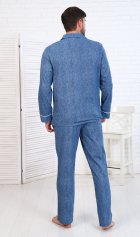 Пижама мужская 9-194б (джинс) от компании Новое Кимоно, г. Иваново