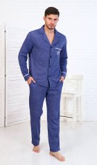 Пижама мужская 9-194д (индиго) от компании Новое Кимоно, г. Иваново