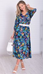 *Платье женское Ф-1-074а (изумруд) от компании Новое Кимоно, г. Иваново