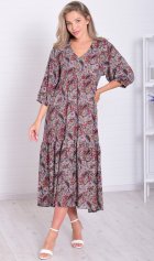 *Платье женское Ф-1-074б (капучино) от компании Новое Кимоно, г. Иваново