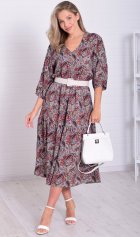 *Платье женское Ф-1-074б (капучино) от компании Новое Кимоно, г. Иваново