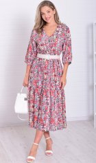 *Платье женское Ф-1-074д (оранжевый) от компании Новое Кимоно, г. Иваново *Платье женское Ф-1-074д (оранжевый) от компании Новое Кимоно, г. Иваново