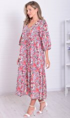 *Платье женское Ф-1-074д (оранжевый) от компании Новое Кимоно, г. Иваново