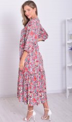 *Платье женское Ф-1-074д (оранжевый) от компании Новое Кимоно, г. Иваново