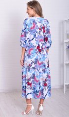 *Платье женское Ф-1-074е (небесный) от компании Новое Кимоно, г. Иваново