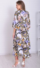 *Платье женское Ф-1-074г (индиго) от компании Новое Кимоно, г. Иваново