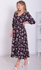 *Платье женское Ф-1-074и (черный) от компании Новое Кимоно, г. Иваново