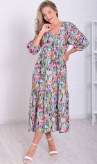 *Платье женское Ф-1-074к (разноцветный) от компании Новое Кимоно, г. Иваново