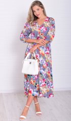 *Платье женское Ф-1-074з (акварель) от компании Новое Кимоно, г. Иваново