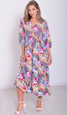 *Платье женское Ф-1-074з (акварель) от компании Новое Кимоно, г. Иваново
