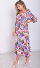 *Платье женское Ф-1-074з (акварель) от компании Новое Кимоно, г. Иваново