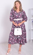 *Платье женское Ф-1-074ж (серый) от компании Новое Кимоно, г. Иваново