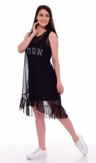 *Платье женское Ф-1-063 (черный) от компании Новое Кимоно, г. Иваново