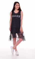 *Платье женское Ф-1-063г (черный 2) от компании Новое Кимоно, г. Иваново