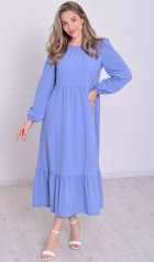 *Платье женское Ф-1-069м (небесный) от компании Новое Кимоно, г. Иваново