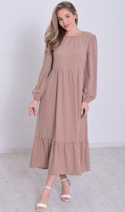 *Платье женское Ф-1-069н (мокко) от компании Новое Кимоно, г. Иваново