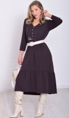 *Платье женское Ф-1-071е (шоколад) от компании Новое Кимоно, г. Иваново